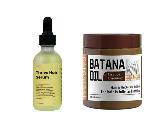 Thrive Hair Serum & Batana Oil Hair Mask